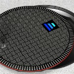Here is a image of the manhole cover HEVO Power plans on installing in Green Parking and Green Loading Zones in participating cities for electric vehicle charging. Photo credit: HEVO Power