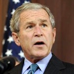 Labeling Keystone XL a 'no-brainer' former President George W. Bush often endorses the pipeline project and often misquotes facts and figures. Photo credit: AP photo