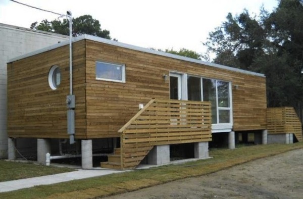 First Container Home in New Orleans at LEED Points - Green Building 