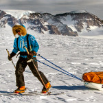 The Willis Resilience Expedition team walked 14.5 nautical miles on skis in 11 hours, bringing them close to 86 degrees south, or about 240 nautical miles from the South Pole. Photo credit: Willis Resilience Expedition