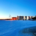 A look outside Google's Finnish data center, which will soon be entirely powered by wind energy. Photo credit: Google