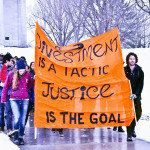 Divestment is no panacea and, as a stand-alone strategy, not likely to be effective in changing the investment decisions of the world’s energy industry. But until we properly define climate change as the greatest moral challenge of all time we will not take the bold steps we need to take. This photo was taken on the Middlebury College campus, where officials opted not to divest from fossil fuels this fall. Photo credit: Paul Gerard