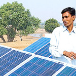 India installed 1 gigawatt of solar energy to its grid during 2013. Photo credit: SolarFeeds