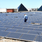 Solar Panel installation at the Dallas VA Medical Center. Photo credit: Department of Veterans Affairs