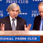 Today, U.S. Energy Secretary Ernest Moniz announced a $6.5 billion loan to Southern Co. for two nuclear reactors. Video screenshot credit: National Press Club
