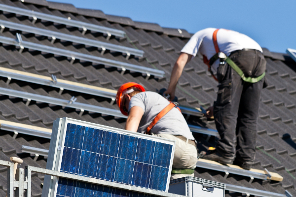 stock - roof install